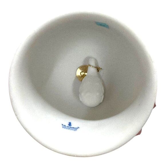 Vintage Lladro 1987 Holiday Porcelain Bell Ornament Collectible In Original Box - Picture 8 of 8
